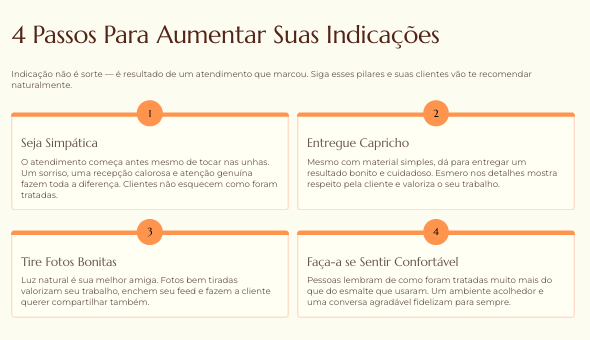 4 Passos para aumentar suas indicações
